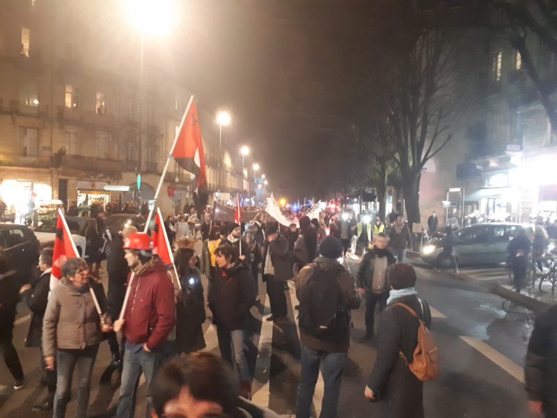 MANIF DE NUIT, Bx 15/01