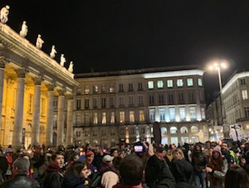 Marche aux flambeaux, Bordeaux 30/01